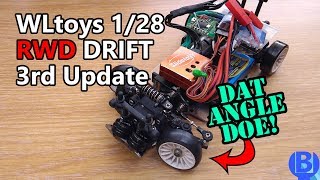 WLtoys K989 128 RWD Drift Update 3  Improving Caster Steering Toe Angle amp Ackermann [upl. by Verda]