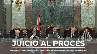 Marchena le explica a Tardà por qué no puede testificar en catalán [upl. by Hoban943]