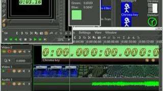 Cinelerra Tutorial chromakey [upl. by Tsirc]