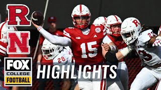 Rutgers Scarlet Knights vs Nebraska Cornhuskers Highlights  FOX College Football [upl. by Yukio895]