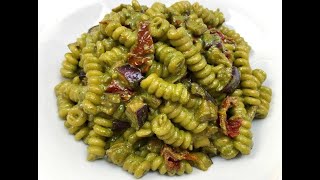 PESTO CON NOCI MELANZANE FRITTE E  CUCINANDOTELASCIALI [upl. by Nairret]