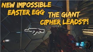 NEW IMPOSSIBLE EASTER EGG  THE GIANT CIPHER LEADS RED HEX CAMO BO3 ZOMBIES [upl. by Oisinoid]