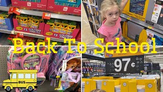 School Supply Shopping with 3 Kids Back to School Shopping Shop with Me [upl. by Enimasaj]