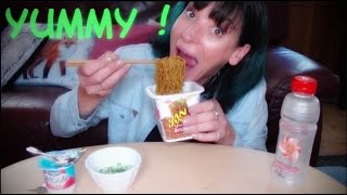 MUKBANG  Jai la dalle  Soupe Miso Nouilles Soba et pois au wasabi 🍜 [upl. by Mort636]