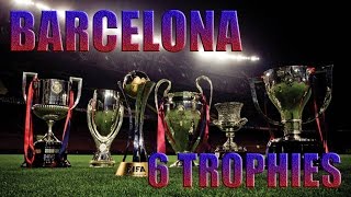 Barcelona 6 of 6 trophies 2009 year  Барселона 6 из 6 трофеев 2009 год [upl. by Erised902]