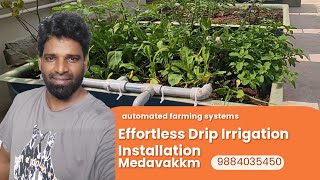 Effortless Drip Irrigation Installation  medavakkam chennai  Naturalist Alexander9884035450 [upl. by Soneson]