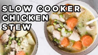 Hearty Slow Cooker Chicken Stew for Busy Families [upl. by Sulecram205]