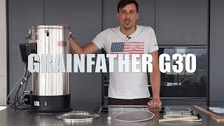 🇺🇸 BEER BREWING with the GRAINFATHER G30 Connect – first brew day from start to finish [upl. by Hairym]