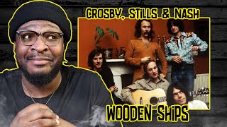 Crosby Stills amp Nash  Wooden Ships REACTIONREVIEW [upl. by Angelle]