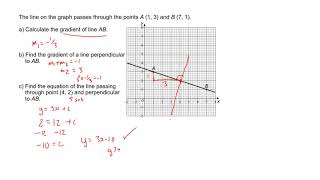 Mathswatch perpendicular lines exam questions [upl. by Socher]