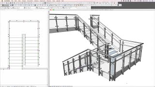 3DMD Railing Archicad Tool  Drawing a Railing in [upl. by Frost237]