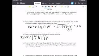 Binomial Distribution Example pg 49 [upl. by Nitsa408]