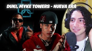 REACCION A DUKI Myke Towers  Nueva Era [upl. by Dyke826]