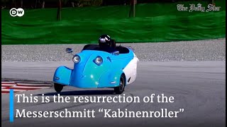 Messerschmitt Kabinenroller A 3Wheeler Goes Electric [upl. by Latashia]