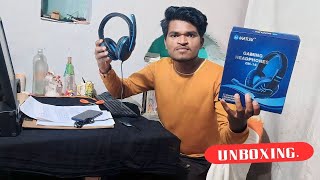 Matlek Gaming Headphones With Mic Unboxing Medipanch [upl. by Hyatt942]