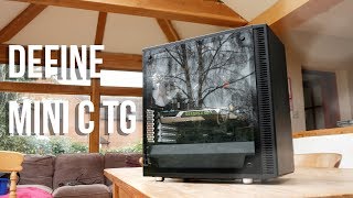 BEST BUDGET TEMPERED GLASS CASE Fractal Design Define Mini C TG Review [upl. by Eidnam]