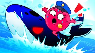 The Terrifying Sea Monster 😲🐳 Educational Videos 💚 Kids Songs by VocaVoca Bubblegum🥑 [upl. by Pulsifer566]