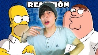 Homer Simpson vs Peter Griffin Épicas Batallas de Rap del Frikismo KeybladeZarcort VÍDEO REACIÓN [upl. by Bergin383]