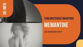 memantine  Uses Dosage Side Effects amp Mechanism  Namenda [upl. by Seavir]