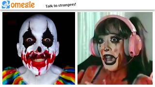 Omegle But IM A CREEPY CLOWN [upl. by Lyrehs676]