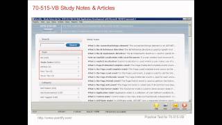 uCertify 70515 VB Practice Test [upl. by Cila]