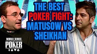 Mike Matusow vs Shawn Sheikhan Epic Fight at World Series of Poker [upl. by Vedis]