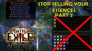 Complete guide to Essences Crafting in Path of Exile PoE 323 22 [upl. by Mattias]