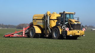 Grasland bemesten met TerraGator TG 845 en TBL bemester  Loonbedrijf Reimink 2022 [upl. by Eicirtap]