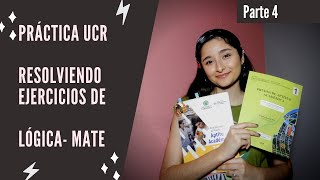 Examen de Admisión UCR Lógica Matemática Parte 4 [upl. by Brufsky881]