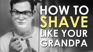 How to Shave with a Safety Razor  AoM Instructional [upl. by Millhon512]