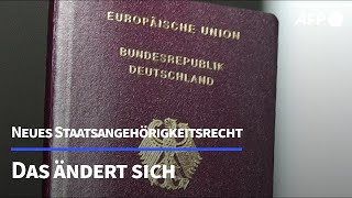 Kurz erklärt Das neue Staatsangehörigkeitsrecht  AFP [upl. by Yeldah]