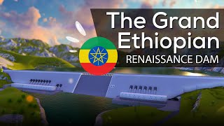 The Grand Ethiopian Renaissance Dam  GERD  Visualization Project itsmydam [upl. by Yerfoeg]