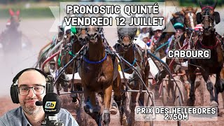 🔴 Pronostic Quinté  Super Top5 Vendredi 12 Juillet 2024 Cabourg 🔴 Prix des Hellebores [upl. by Eitisahc]