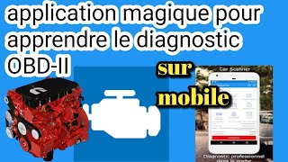 OBDII auto apprentissage du diagnostic grâce à cette application sur votre smartphone [upl. by Atterahs]