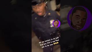 NYC goon found out his op became a NYPD police officer nypdblue nyc nydrill 😱😳 [upl. by Ayhtin506]