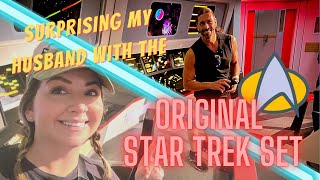 SURPRISING MY HUSBAND WITH THE STAR TREK ORIGINAL SET [upl. by Olinad]