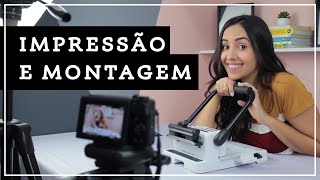 Processo de impressão e montagem dos meus planners [upl. by Sid]