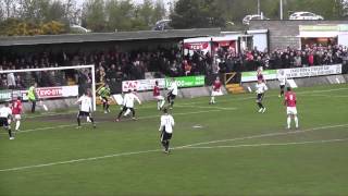 GOALS HEDNESFORD TOWN v FC United of Manchester NPL PO F 11052013 [upl. by Eneryc]