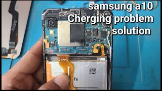 Samsung a10  not cherging  problem solution  Cherging ic jumper  Easy Repairing trick [upl. by Ennayhs897]