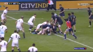 2013  Inglaterra vs Argentina  Test Match [upl. by Leimad]