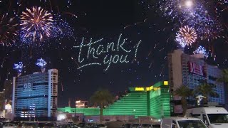 Las Vegas Tropicana Demolished in Spectacular Grand Finale [upl. by Dimphia]