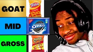 The WORST Snack Tier List EVER [upl. by Aneela]