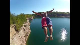 Cliff Jumping amp High Diving Extreme Suomi Finland 2015 full HD [upl. by Justicz]