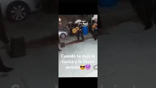 Cuando te deja la toxica y le llevas serenata😎😈 [upl. by Noelopan813]