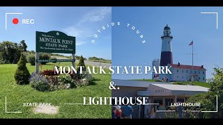 4K SOUTHERN END OF LONG ISLAND  NEW YORK TOUR  Montauk Point State Park and Montauk Lighthouse [upl. by Reffotsirhc]