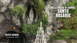 SANTO ROSARIO da Lourdes  misteri dolorosi  05122023 [upl. by Attenrev]