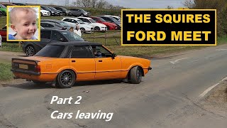 Episode 184  The Squires Ford meet April 2024 Part 2  Cars leaving [upl. by Atsirak]