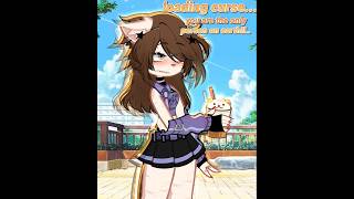 😱YOUR CURSE⁉️😬crkellydacheetah gacha oc gachaclub meme edit gachalife shorts [upl. by Kwei]