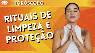 Aprenda a fazer rituais de limpeza e proteção para tirar as energias negativas  Horóscopo na Band [upl. by Liagiba73]