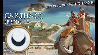 AIDING THE MAMERTINES  Carthage Episode 2  Lets Play Rome Total War [upl. by Franciskus]